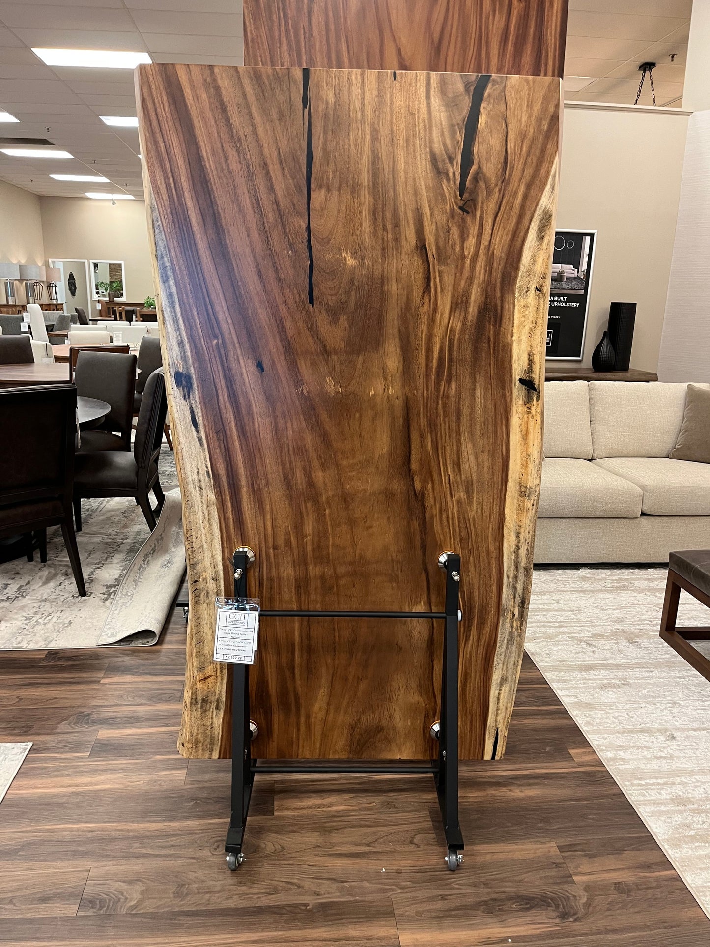 Nicoya 72" Guanacaste Live Edge Dining Table - Natural - SN433