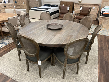 Drake 72" Round Dining Table - Carbon