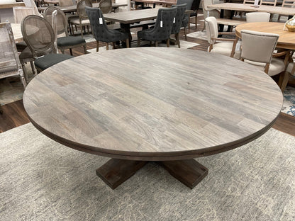 Drake 72" Round Dining Table - Carbon