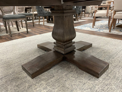 Drake 72" Round Dining Table - Carbon