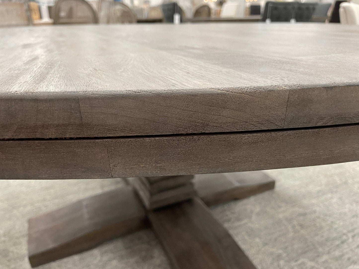 Drake 72" Round Dining Table - Carbon