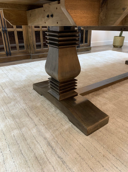 Constantine 96" - 120" Extension Dining Table - Distressed Natural