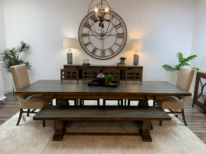 Constantine 96" - 120" Extension Dining Table - Distressed Natural