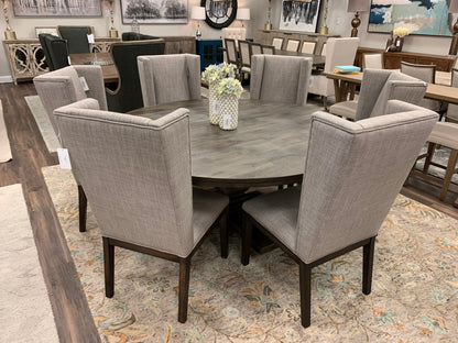 Drake 72" Round Dining Table - Distressed Natural
