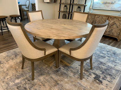 Drake 53" Round Dining Table - Sand Wash