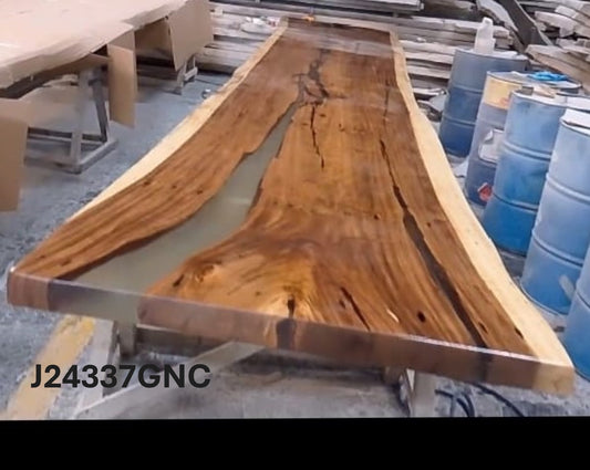 Nicoya 240" Guanacaste Live Edge Dining Table - Natural - SN552