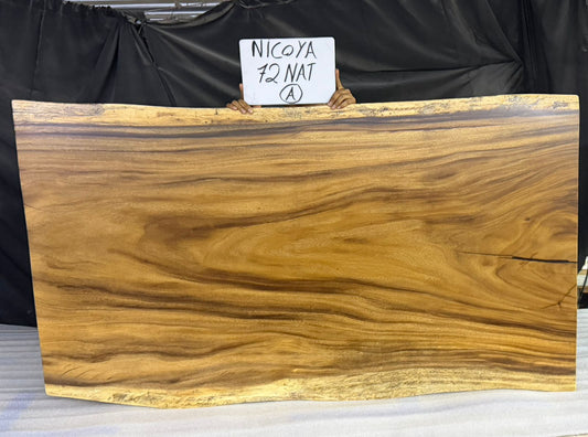 Nicoya 72" Guanacaste Live Edge Dining Table - Natural - SN536
