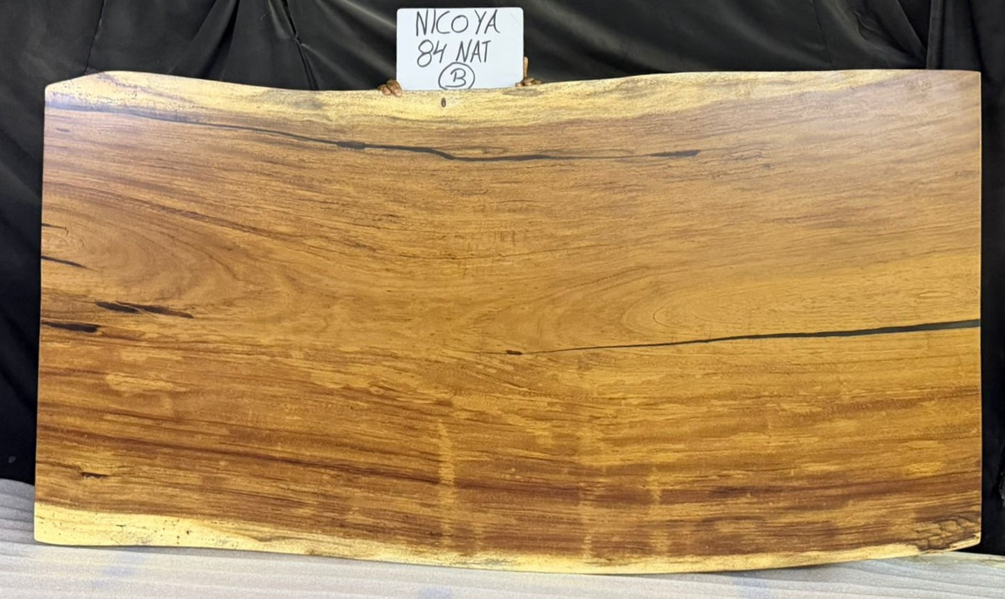 Nicoya 84" Guanacaste Live Edge Dining Table - Natural - SN540