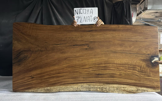 Nicoya 72" Guanacaste Live Edge Dining Table - Natural - SN567