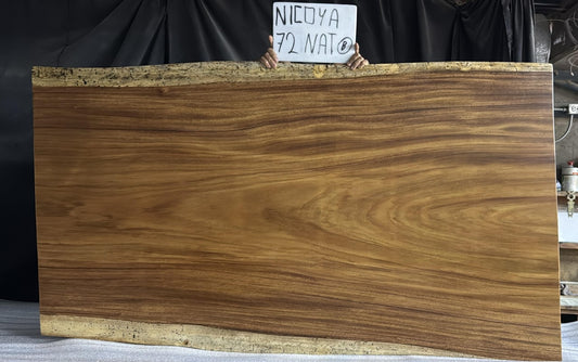 Nicoya 72" Guanacaste Live Edge Dining Table - Natural - SN568