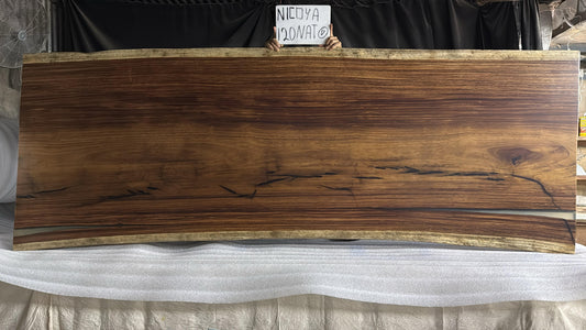 Nicoya 120" Guanacaste Live Edge Dining Table - Natural - SN589