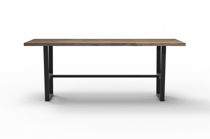 Maxwell Acacia 108" Bar Height Pub Table - Natural + Smoke