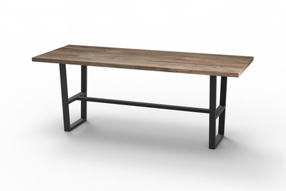 Maxwell Acacia 108" Bar Height Pub Table - Natural + Smoke