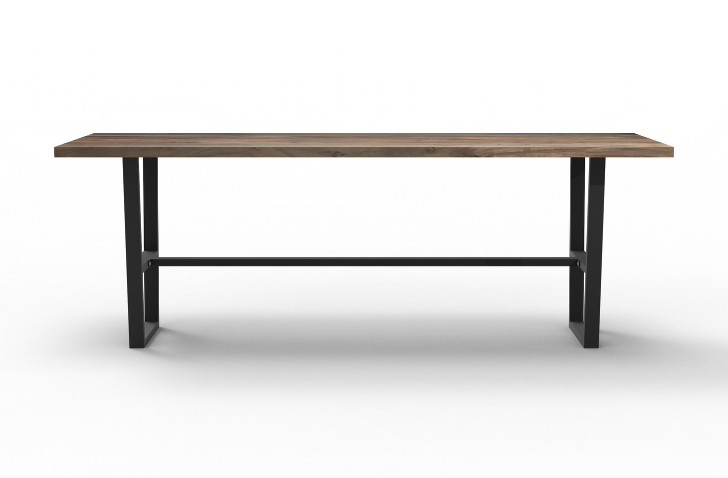 Maxwell Acacia 120" Bar Height Pub Table - Natural + Smoke