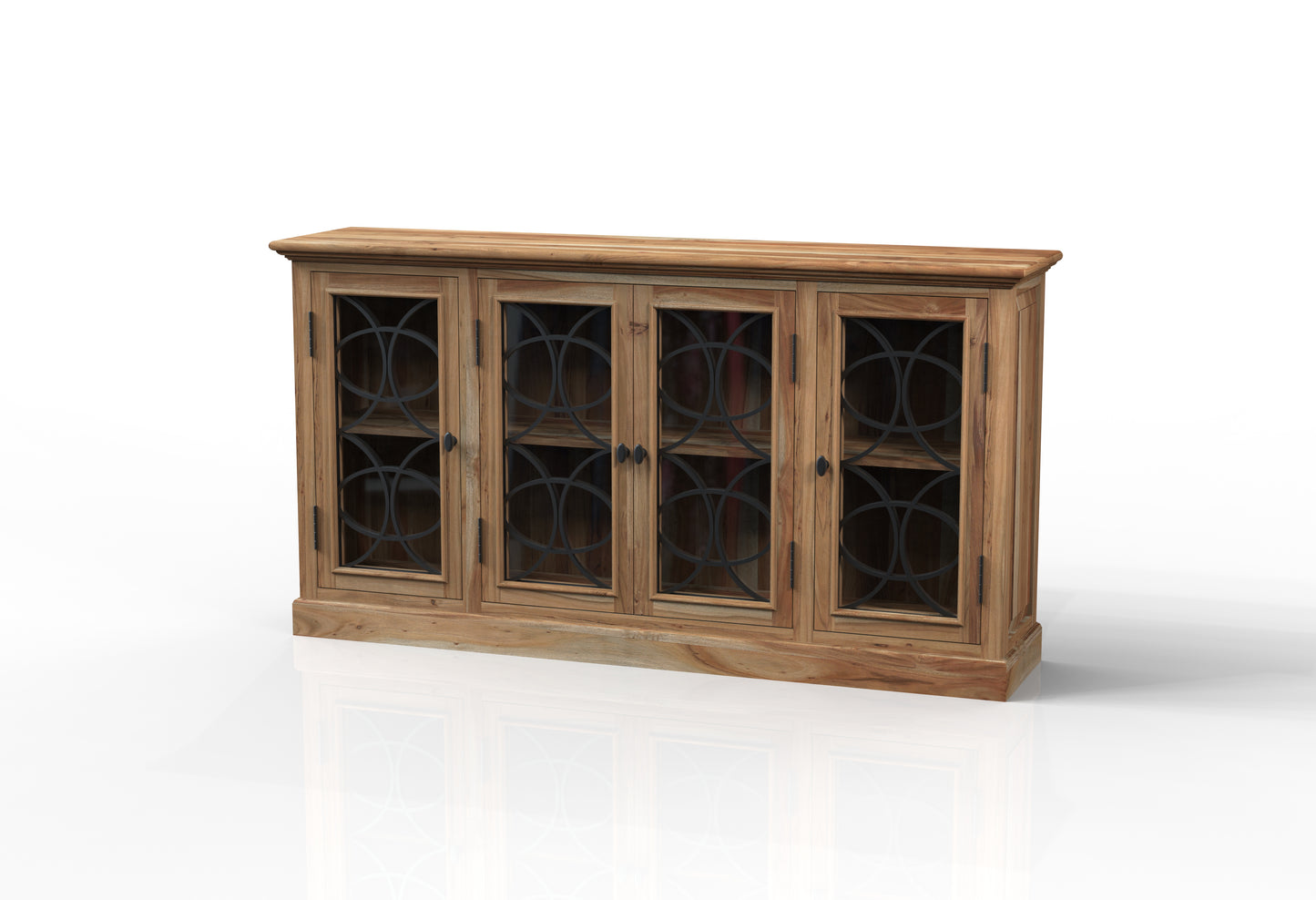 Wilhelm 76" 4 Door Sideboard - Natural