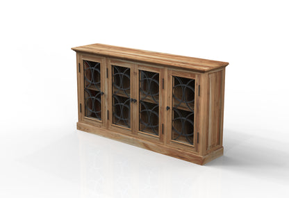 Wilhelm 76" 4 Door Sideboard - Natural