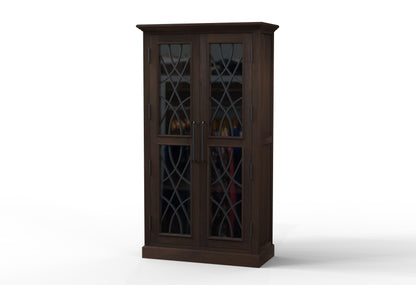 Morrison 40" 2 Door Cabinet - Natural + Black