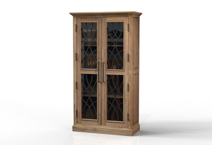 Morrison 40" 2 Door Cabinet - Natural + Gray