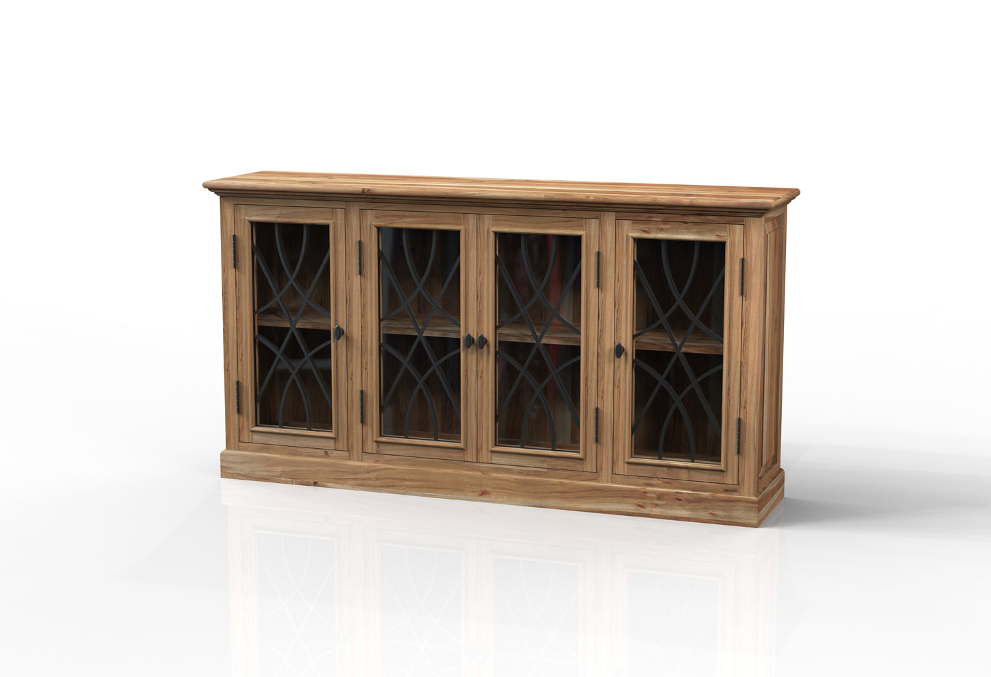 Morrison 76" 4 Door Sideboard - Natural