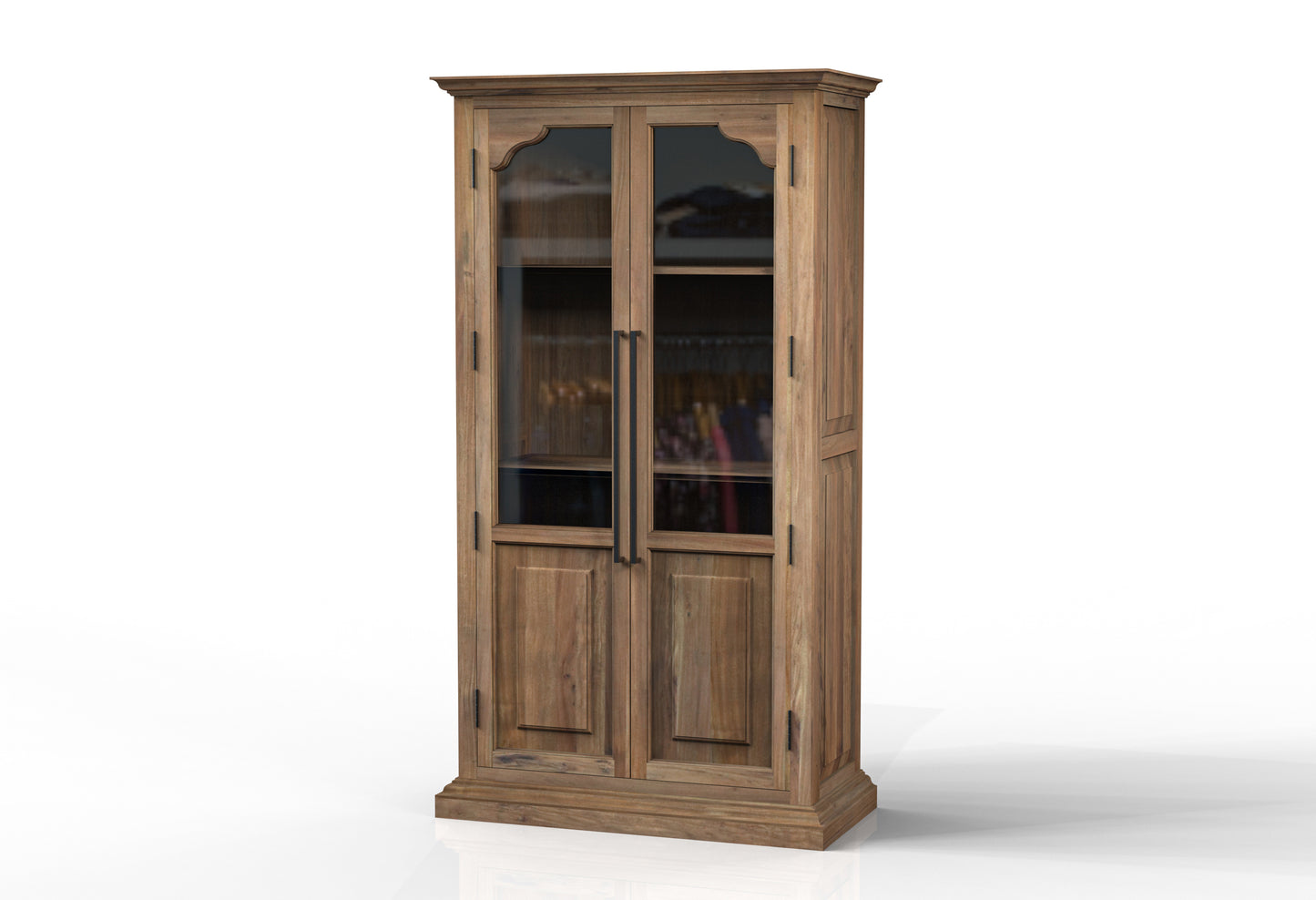 Bradshaw 40" 2 Door Cabinet - Natural + Gray