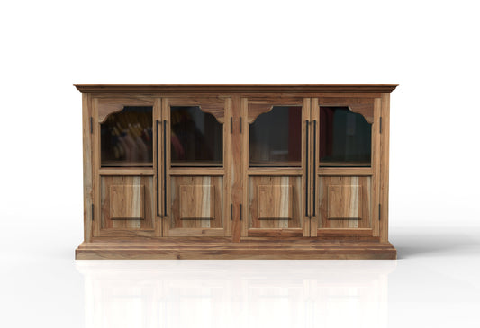 Bradshaw 76" 4 Door Sideboard - Natural