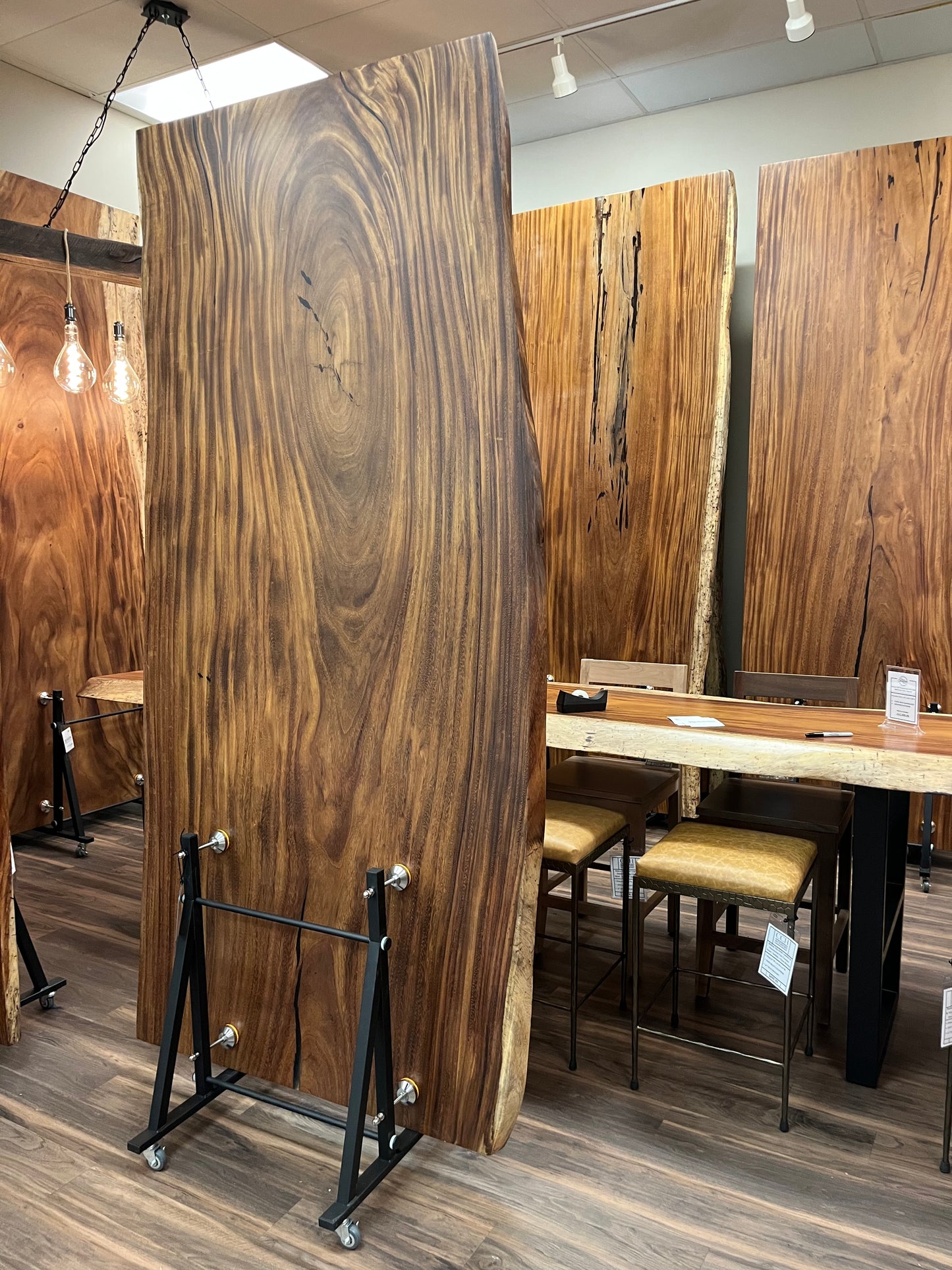 Nicoya 96" Guanacaste Live Edge Dining Table - Natural - SN511