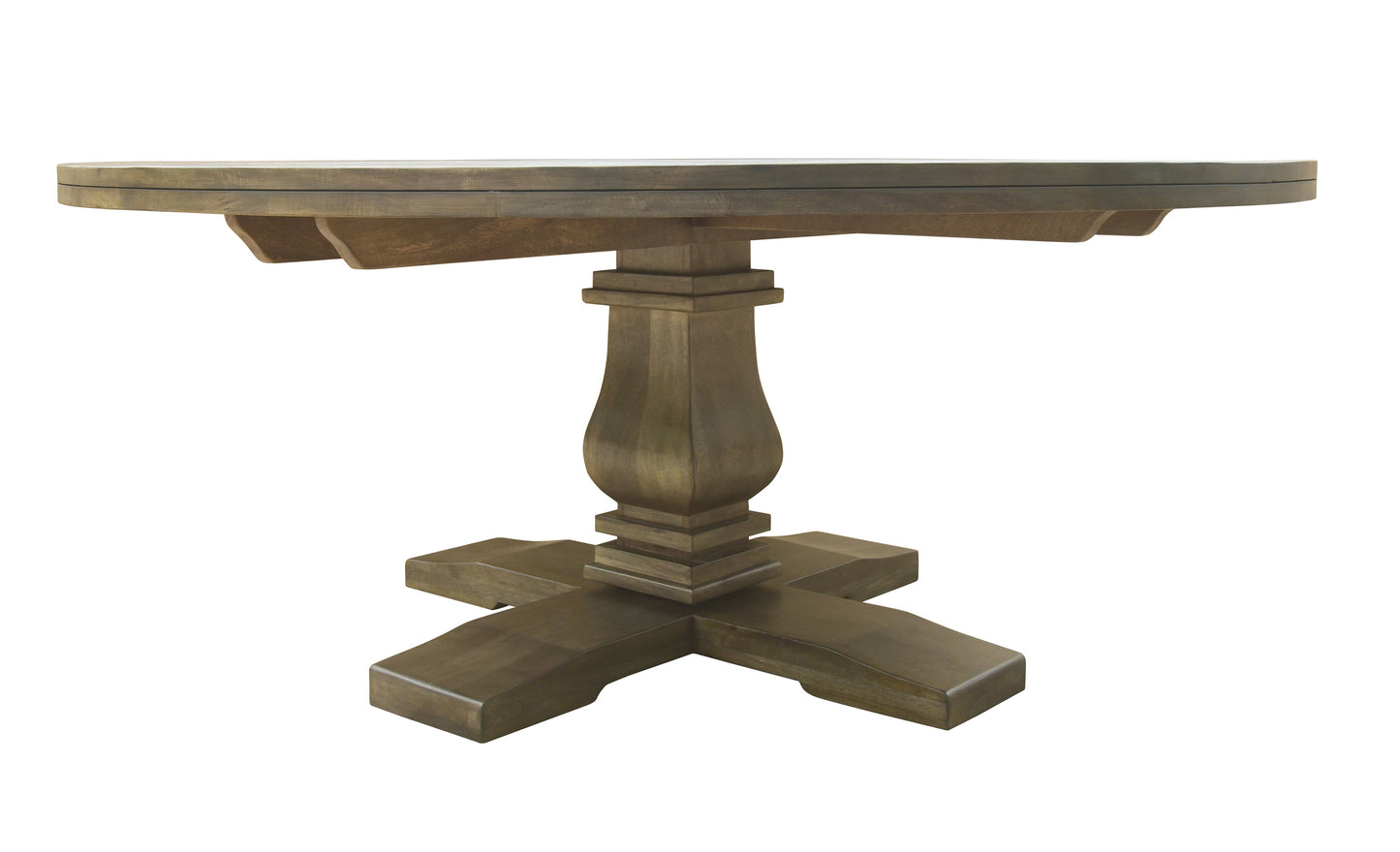 Drake 72" Round Dining Table - Distressed Natural