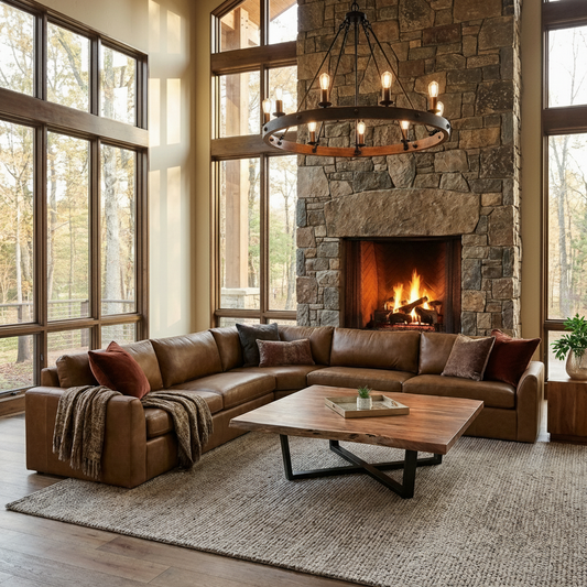 Malcolm Acacia 60" Square Live Edge Coffee Table - Natural