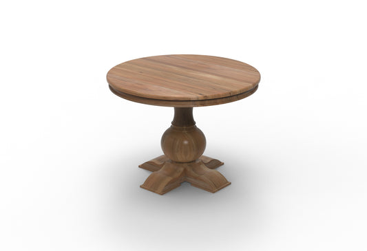 Weston 42" Acacia Round Dining Table - Gray