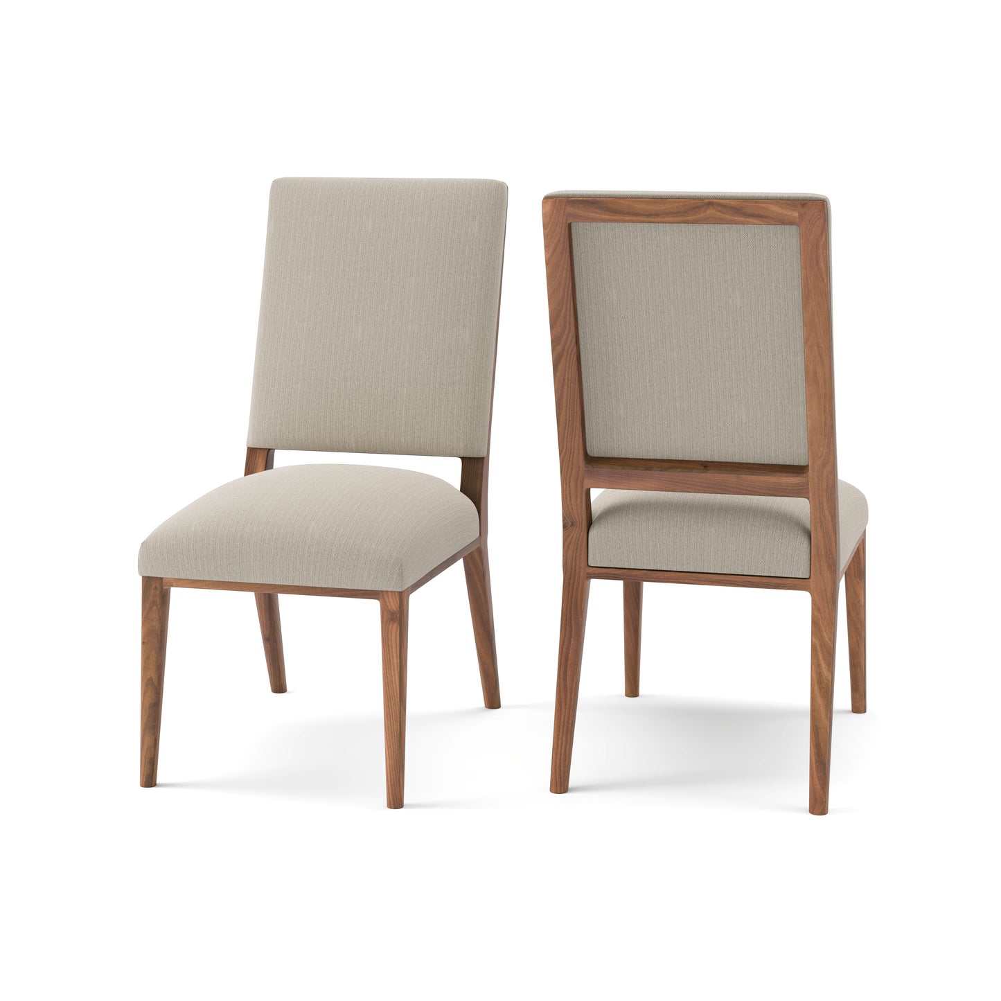 Willis Deconstructed Dining Chair -  Performance Ecru + Natural