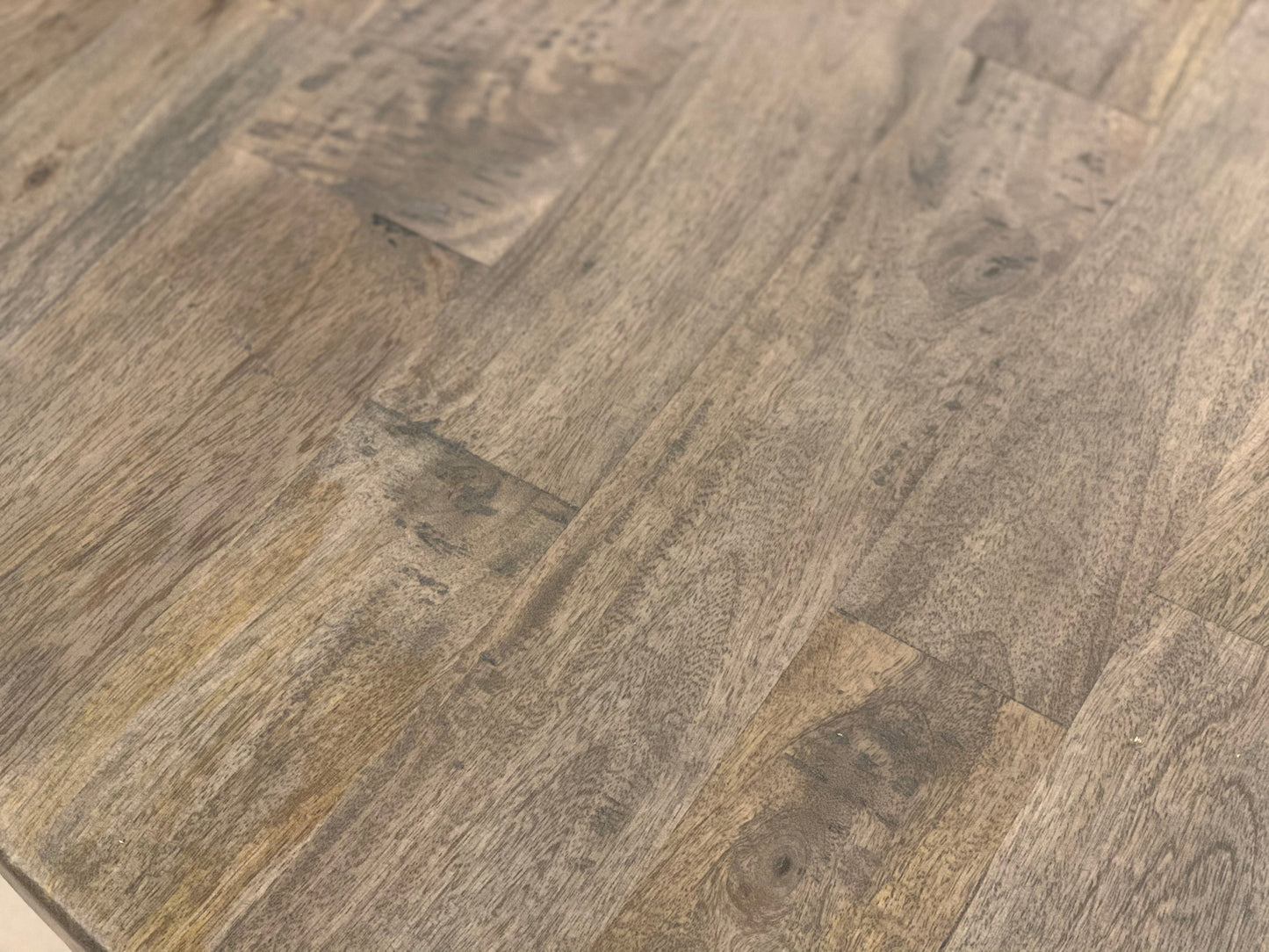 Sardis 53" Round Dining Table - Distressed Natural - Classic Carolina Home